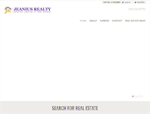 Tablet Screenshot of jeaniusrealty.com